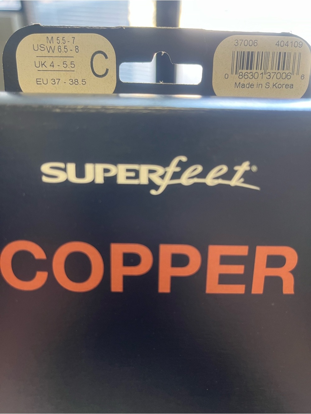 Superfeet Copper Insoles - Picture 2 of 5